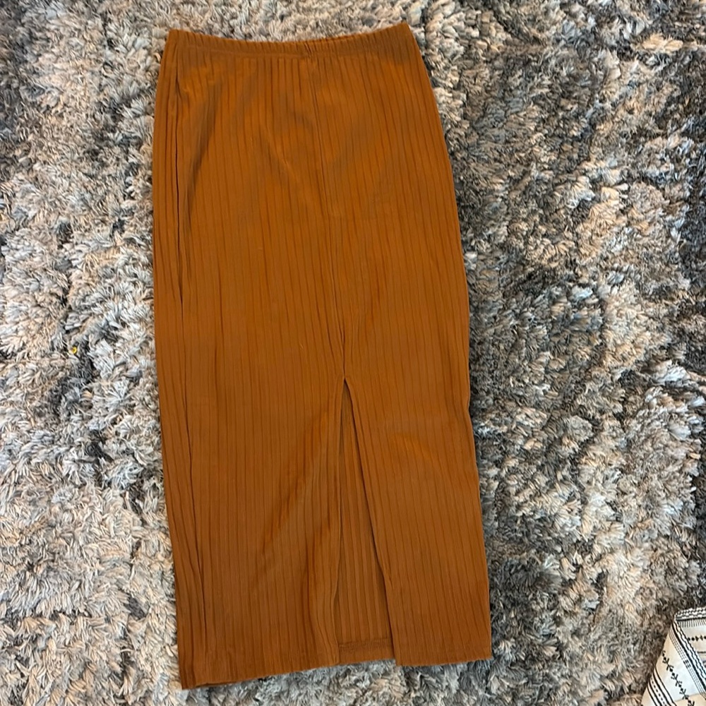 SHEIN Terracotta Pencil Skirt